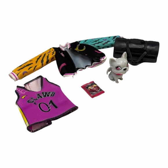 Monster High Clawdeen Howleen Clawd Wolf Doll Shoes Clothes Accessories Lot - Picture 3 of 15
